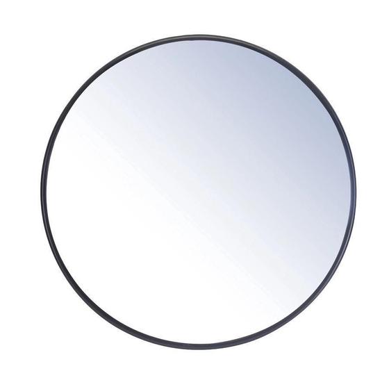 Imagem de Espelho Convexo De 60 Cm - Acabamento Em Borracha