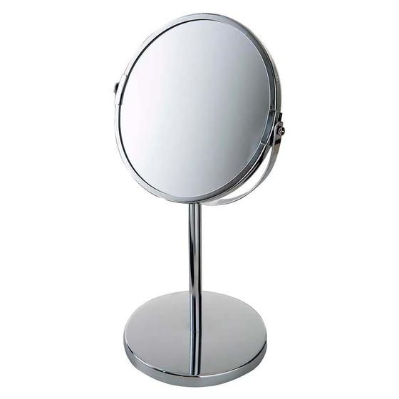 Espelho de Aumento Dupla Face Pedestal Giratório 360 Mor Imagem de Espelho de Aumento Dupla Face Pedestal Giratório 360 Mor