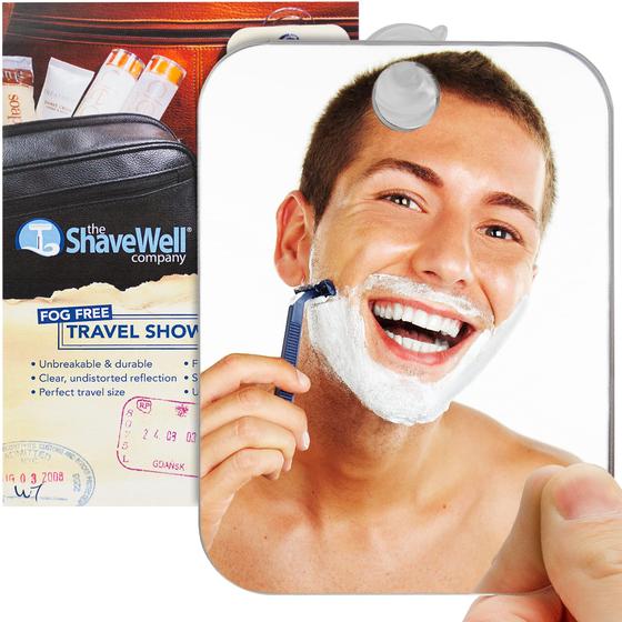 Imagem de Espelho de barbear sem neblina The Shave Well Company Travel