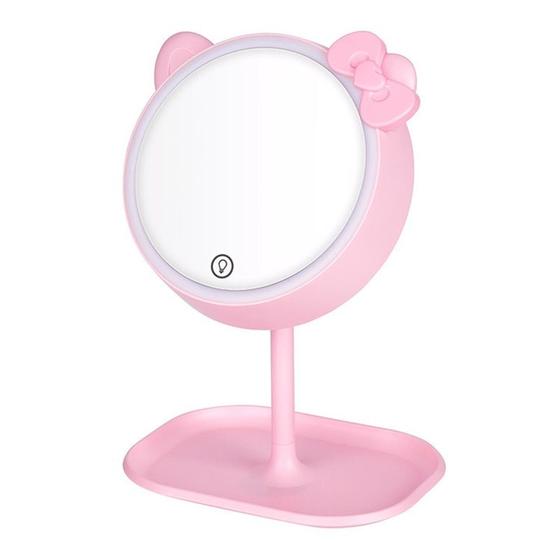 Imagem de Espelho de maquiagem para gatos com tela LED Vanity Mirror L