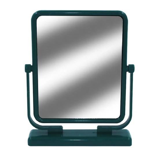 Imagem de Espelho de Mesa Dupla Face Moldura para Maquiagem Giratório