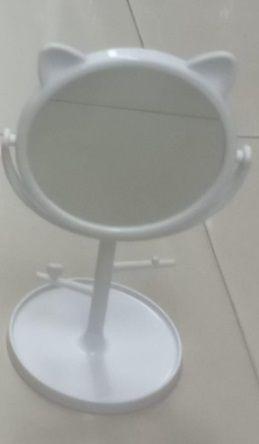 Imagem de Espelho de Mesa Vidro Com Moldura em Plastico Redondo MG-9269 20,2X12cm