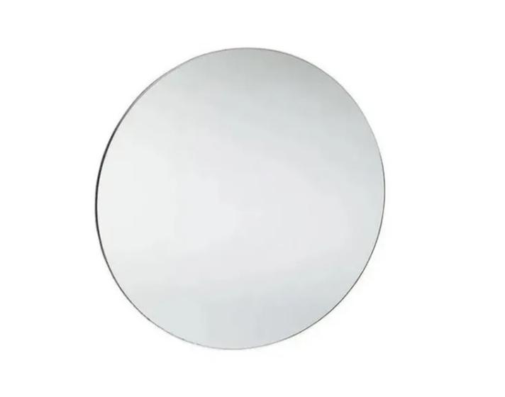 Imagem de Espelho de Vidro Redondo Decorativo 50x50cm Para Banheiro Sala Cozinha