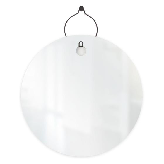 Imagem de Espelho Decorativo Aramado Wire Boll Preto 50 Cm Redondo