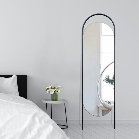 Imagem de Espelho Decorativo de Chão Portal Fit 150x43cm Oblongo In House Decor