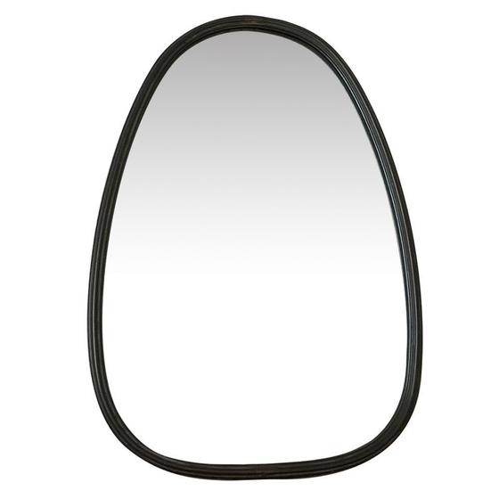 Imagem de Espelho decorativo de metal 34,5cm x 2,2cm x 50,5cm