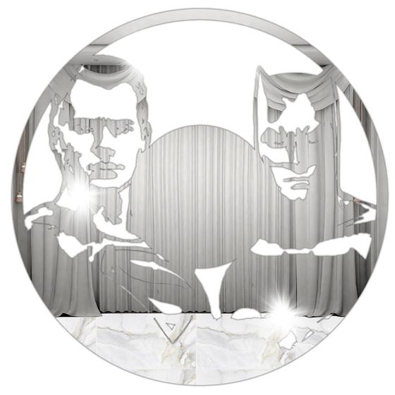 Imagem de Espelho Decorativo Decoração Batman Super Homem Man