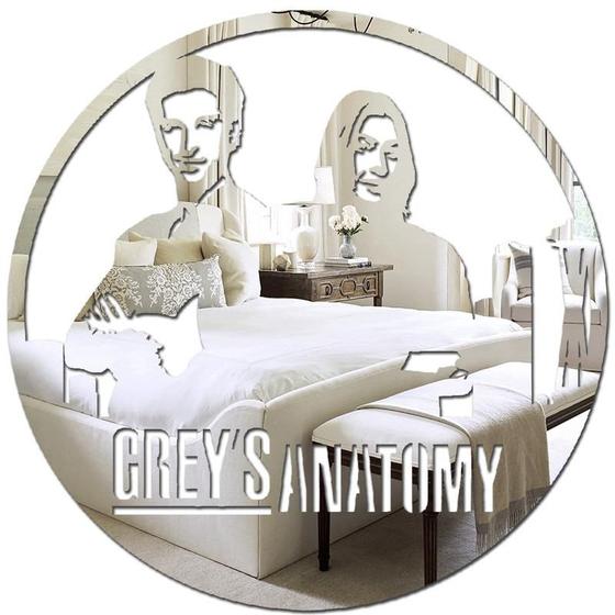 Imagem de Espelho Decorativo Decoração Greys Anatomy Serie