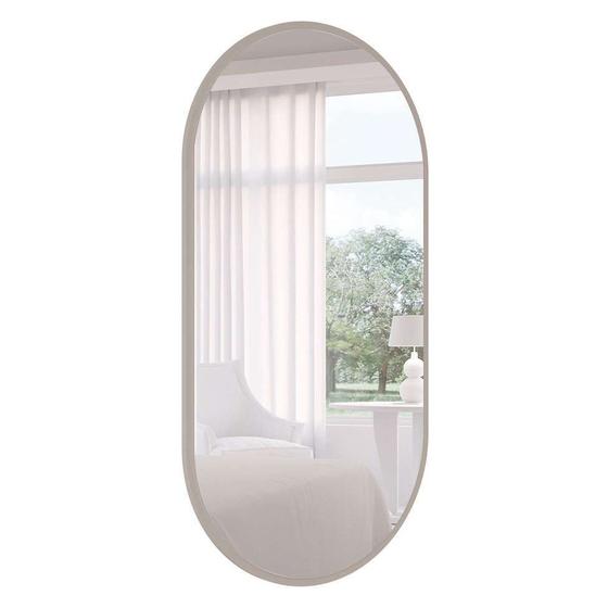 Imagem de Espelho Decorativo Jade (103x53cm) Off White