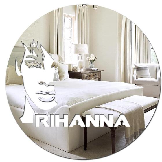 Imagem de Espelho Decorativo Presente Criativo Rihanna Cantora