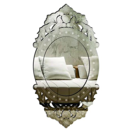Espelho Decorativo Veneziano Sala Quarto 43x81 3890 Menor preço em Espelho Decorativo Veneziano Sala Quarto 43x81 3890