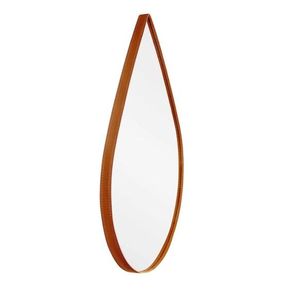 Imagem de Espelho FORMATO Decorativo Orgânico OVAL 70cm CARAMELO Cor