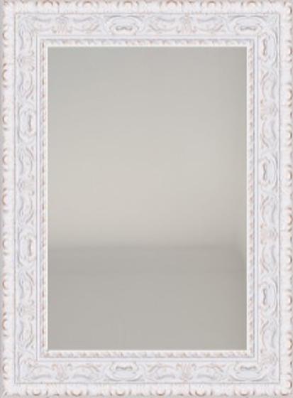 Imagem de Espelho moldura branca provençal 