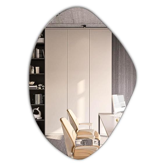 Imagem de Espelho Orgânico Grande 60X40 Decorativo Moderno Completo