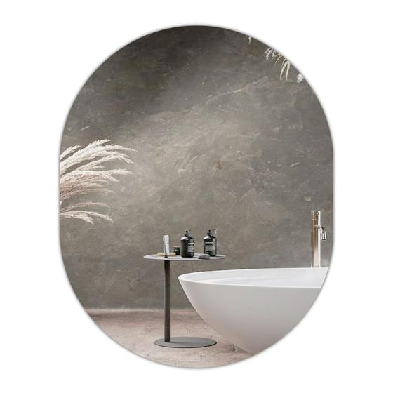 Espelho Oval Lapidado Decorativo Moderno Sala Banheiro Quarto - Papel e Paredes Adesivos Imagem de Espelho Oval Lapidado Decorativo Moderno Sala Banheiro Quarto