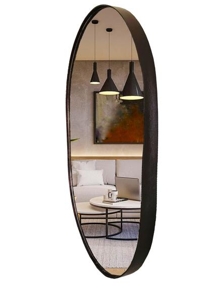 Espelho Oval Moderno Decorativo 60x47 cm Menor preço em Espelho Oval Moderno Decorativo 60x47 cm