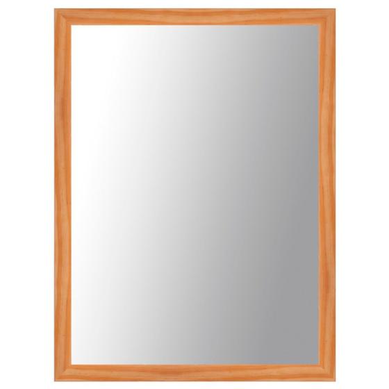 Imagem de Espelho para Sala Moldura Madeira Maciça Retangular 100cmx50cm Decore Pronto