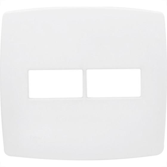 Imagem de Espelho Placa Radial Modular Branco 4X4 2Mod 1703011