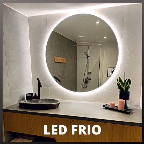 Espelho Redondo 60Cm X 60Cm com Led á PILHA ou FONTE Menor preço em Espelho Redondo 60Cm X 60Cm com Led á PILHA ou FONTE