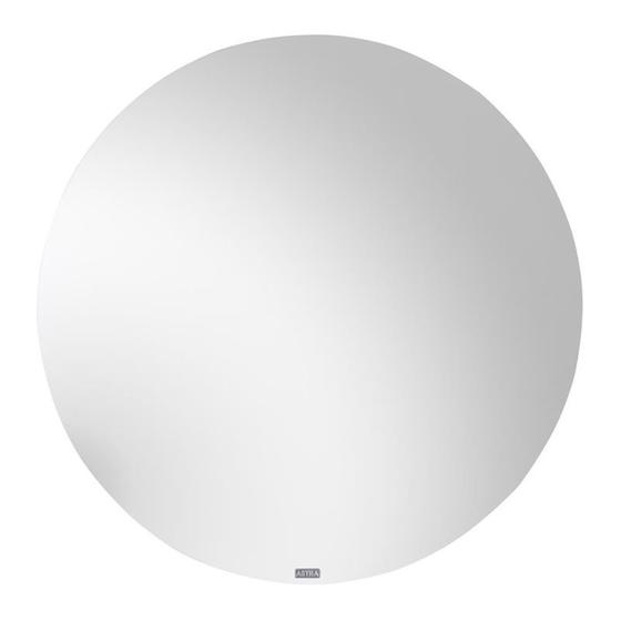 Imagem de Espelho redondo camélia flora 50cm com led epfl/c astra