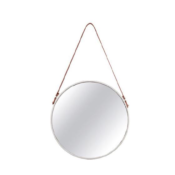 Imagem de Espelho Redondo Decorativo Luxo Off White 36CM 7976 Mart Collection
