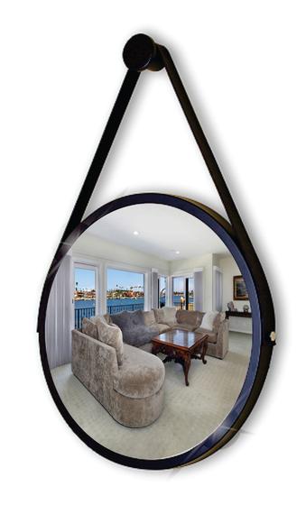 Espelho Redondo Decorativo Suspenso Com Alça 50cm + Suporte Menor preço em Espelho Redondo Decorativo Suspenso Com Alça 50cm + Suporte
