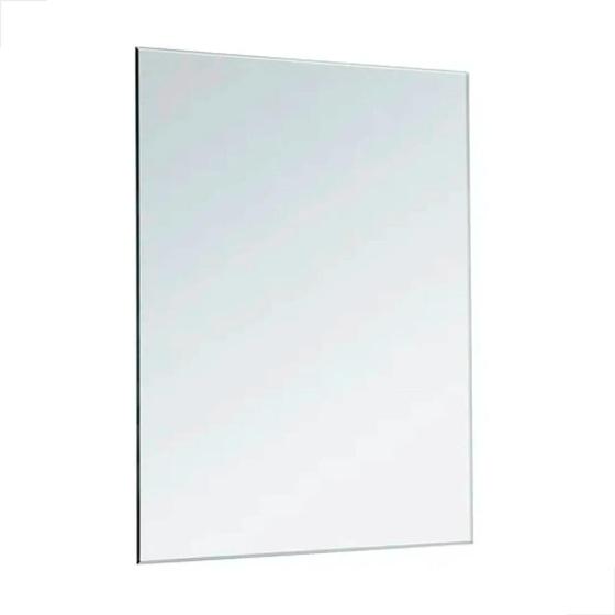 Imagem de Espelho Retangular 70x50cm 4mm - Lapidado Com Suporte Duplo