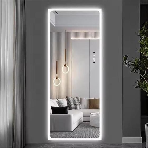 Espelho Retangular Grande 150x40 Corpo Inteiro Decoração com LED DUPLO Menor preço em Espelho Retangular Grande 150x40 Corpo Inteiro Decoração com LED DUPLO