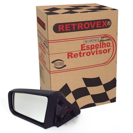 Imagem de Espelho Retrovisor Adaptavel Lado Esquerdo Sem Controle Retrovex Chevette 1987 A 1993 Rx2207