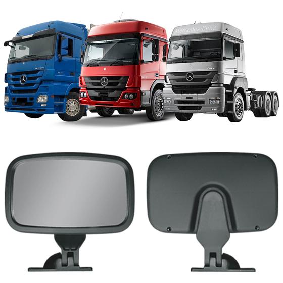 Imagem de Espelho retrovisor auxiliar convexo caminhão mb atego/axor/actros