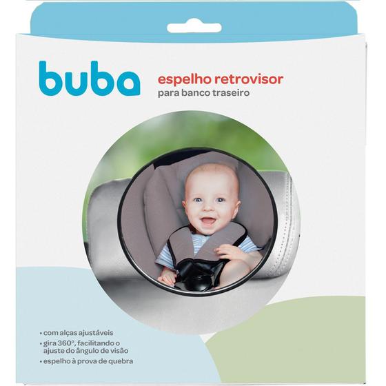 Espelho Retrovisor Banco Traseiro Bebê Conforto Carro Buba - Buba Baby ...