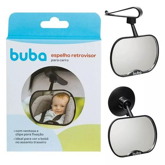 Imagem de Espelho Retrovisor Banco Traseiro Segurança Carro Bebê Buba
