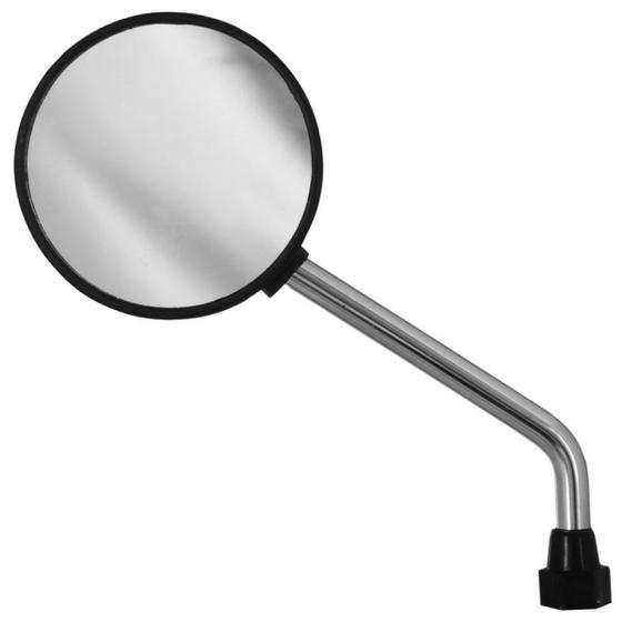 Imagem de Espelho Retrovisor Cromo Forte Mini Redondo Universal Esquerdo Direito