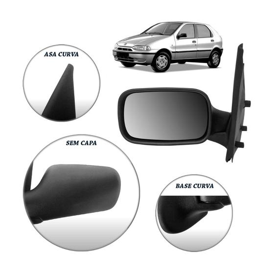 Imagem de Espelho retrovisor fiat palio 1996/2000 4 portas fixo