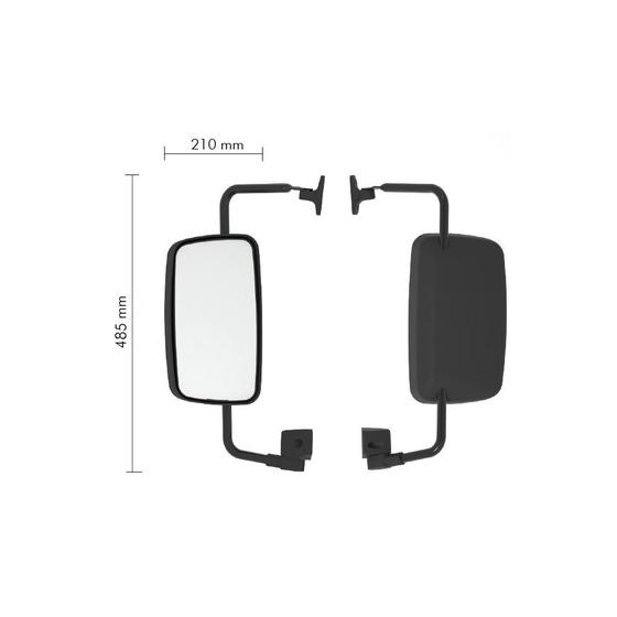 Imagem de Espelho Retrovisor Mb Accelo I Modelo Bojudo” Convexo - Le