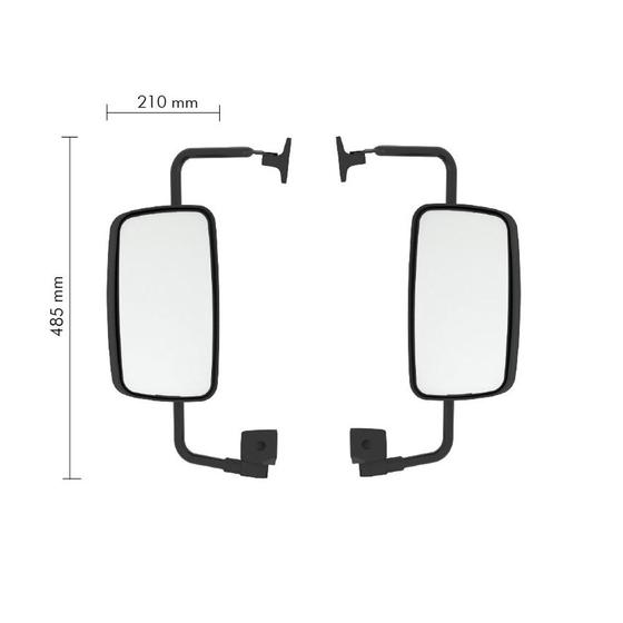 Imagem de Espelho Retrovisor Mb Acello 1016 / 1316 Convexo - Par