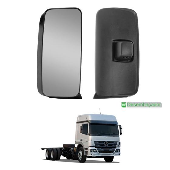 Imagem de Espelho Retrovisor MB Axor Atego 2007/2013 c Desembaçador LD