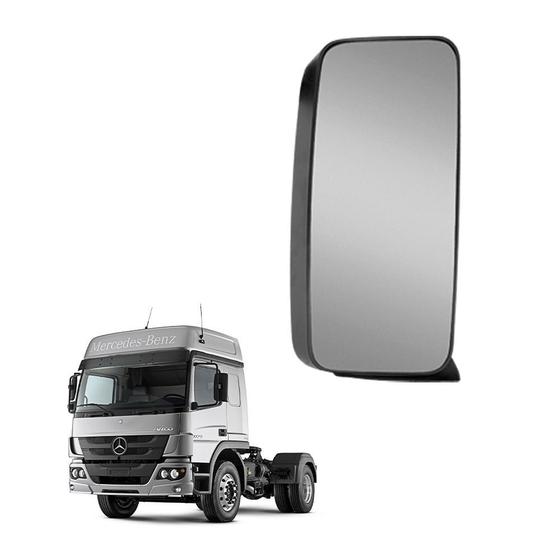 Imagem de Espelho Retrovisor p MB Axor Atego 2014 a 2021 Lado Direito