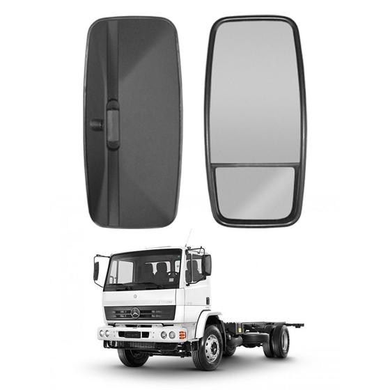 Imagem de Espelho Retrovisor p MB HPN 1318/1620/1622 Bifocal Convex LD