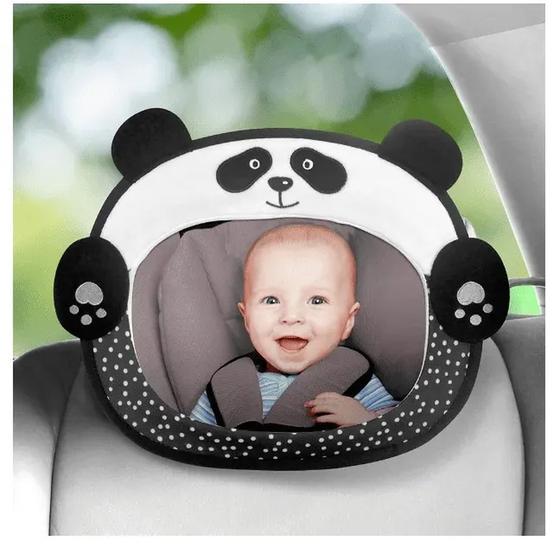 Imagem de Espelho Retrovisor Panda Banco Traseiro Para Bebe Conforto Buba