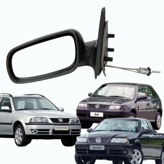 Espelho Retrovisor Parati Saveiro Gol G3 G4 1999 a 2009 Externo Com ...