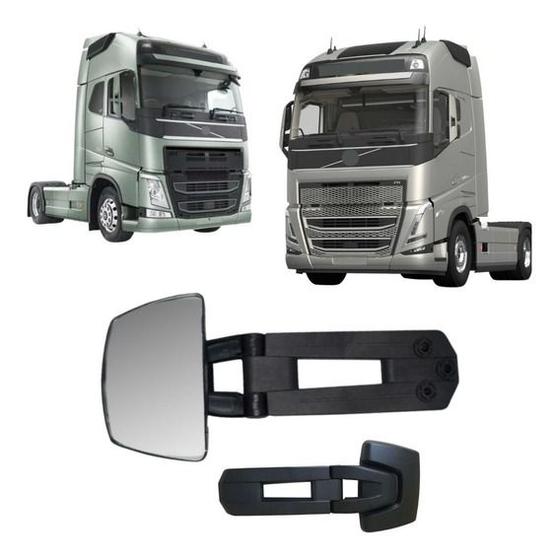 Espelho Retrovisor Rampa Frontal Volvo FH 2016 Em Diante Menor preço em Espelho Retrovisor Rampa Frontal Volvo FH 2016 Em Diante