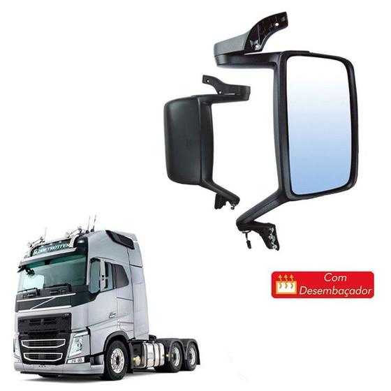 Imagem de Espelho Retrovisor Volvo Fh Fm 2012 2013 Ld Com Desembaçador