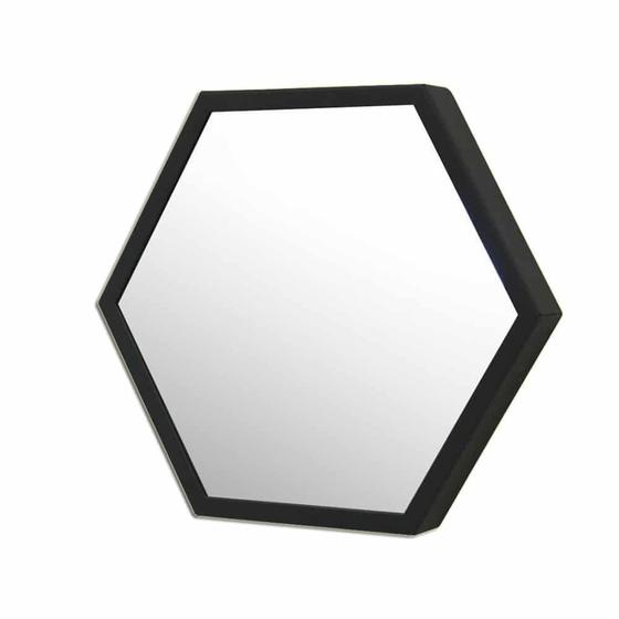 Imagem de Espelhos hexagonal com moldura 60 x 52 cm - Decorefácil