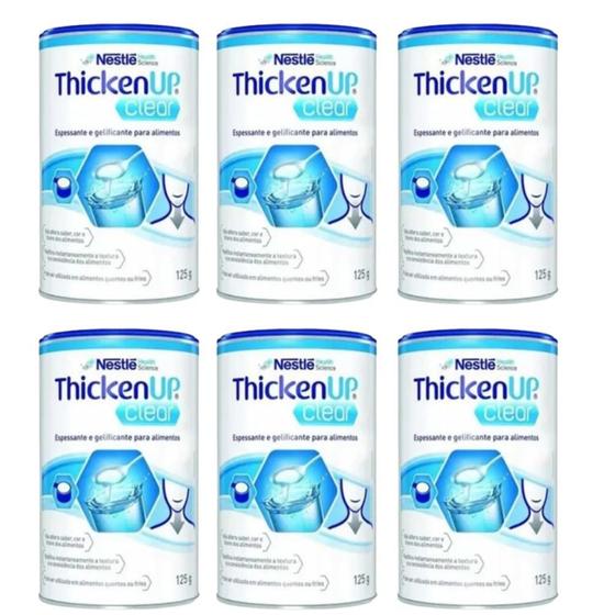 Imagem de Espessante alimentar resource thicken up clear 125g  nestle -  6 unidades