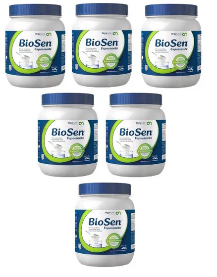 Imagem de Espessante Suplemento Alimentar Biosen - kit Com 6 de 400gr