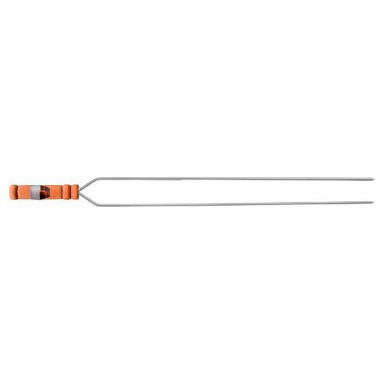 Espeto Aço Duplo 85Cm Prata GR0204 Grilazer Menor preço em Espeto Aço Duplo 85Cm Prata GR0204 Grilazer