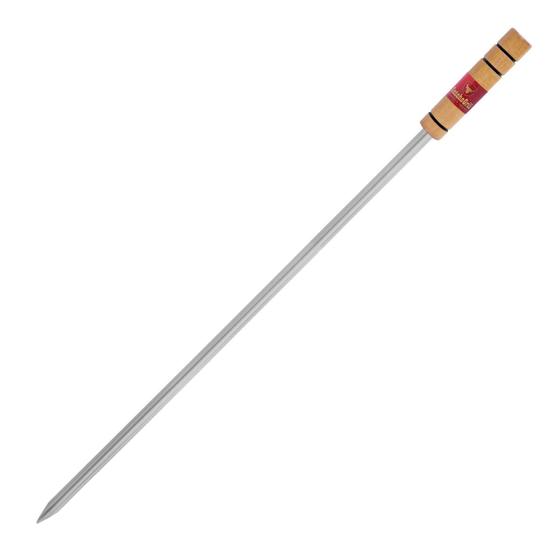 Imagem de Espeto Churrasco Gaúcho 95cm - Aço Cromado Profissional