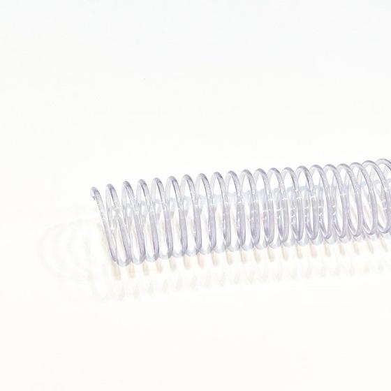 Imagem de Espiral para Encadernação 12mm Transparente Ofício para 70 Folhas - 20 unidades