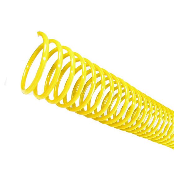 Imagem de Espiral para Encadernação Amarelo 45 mm para 400 folhas 16un